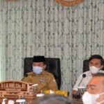 Al Haris saat zoom dengan Kemendagri (foto: Diskominfo Provinsi Jambi)