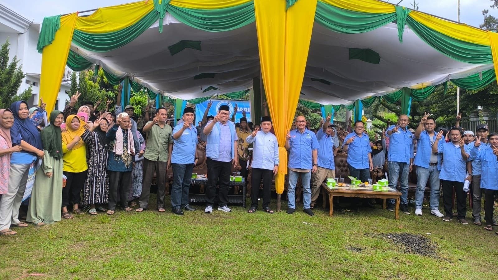 Silaturahmi calon Gubernur Jambi nomor urut 2 Al Haris bersama warga Pelepat