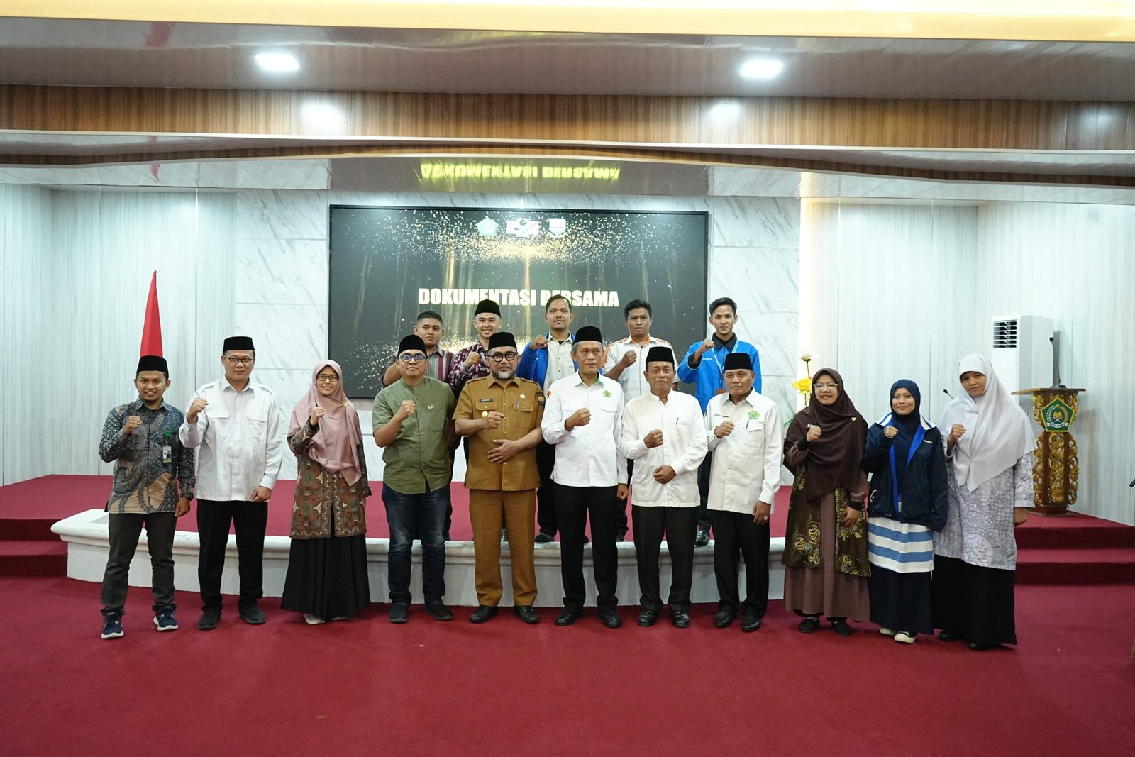 Pjs Gubernur Jambi Sudirman usai membuka Muswil ke-2 Forum Zakat Jambi