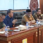 Pjs Gubernur Jambi, Sudirman menggelar rapat koordinasi bersama forkopimda, Bawaslu dan KPU