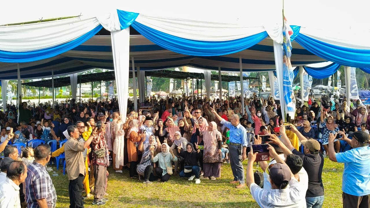 Calon Gubernur Jambi nomor urut 2 Al Haris silaturahmi bersama warga Pijoan, Jaluko