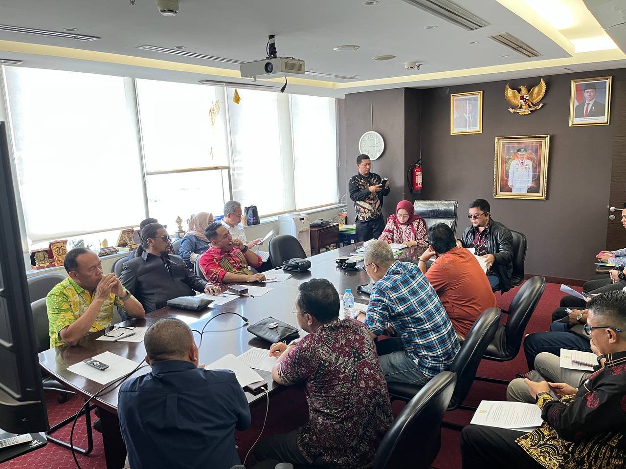 Pimpinan dan anggota Banggar DPRD Provinsi Jambi saat konsultasi ke Kemendagri