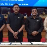 Unsur pimpinan DPRD Provinsi Jambi bersama Pjs Provinsi Jambi