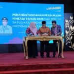 Gubernur Jambi menyaksikan penandatanganan perjanjian kinerja tahun 2025 yang dilakukan Kepala OPD