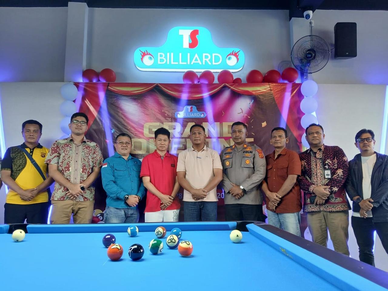 Grand opening TS Billiard dan TS Kopitiam Kualatungkal