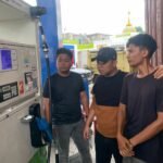 Pelaku saat diamankan petugas Polda Jambi