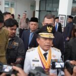 Gubernur Jambi Al Haris usai pidato pertamanya setelah dilantik pada 20 Februari lalu dalam rapat paripurna DPRD Provinsi Jambi